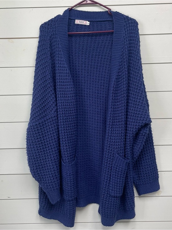 Tarse Sweaters - Tarse blue knit cardigan women's size XL
